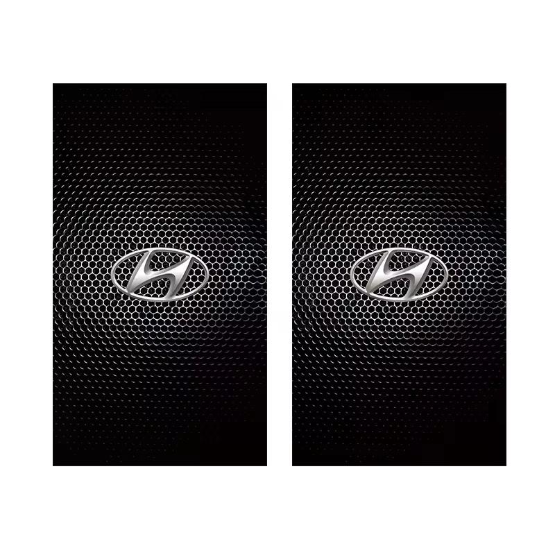 Car Decor Stickers B-Pillar Center Column Decals for Hyundai Sonata Santa Fe IX35 I20 I30 I10 I40 Accent Tucson Kona Elantra AD1