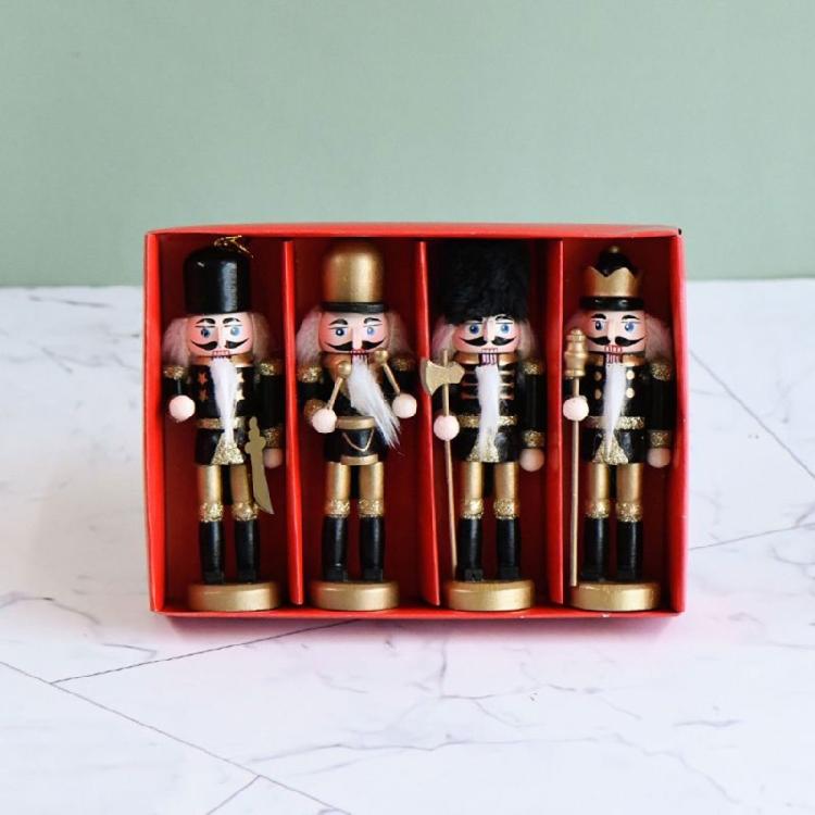 Nutcracker Soldier Figurine Hanging Decorations for Christmas Tree Figures Toy
