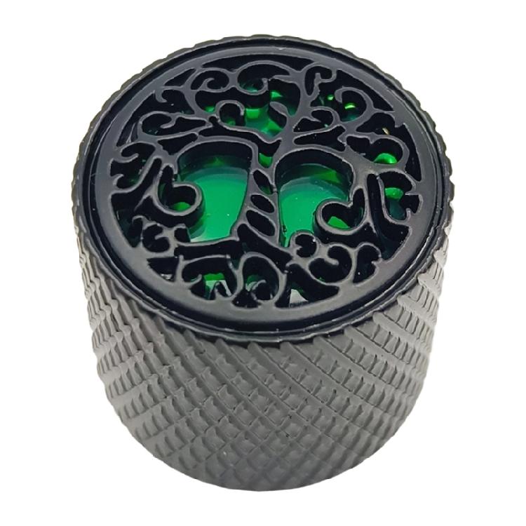 Tree Pattern Potentiometer Control Knob 6mm Shaft Hole Amplifier Knob Metal Electric Guitar Knobs Easy to Install