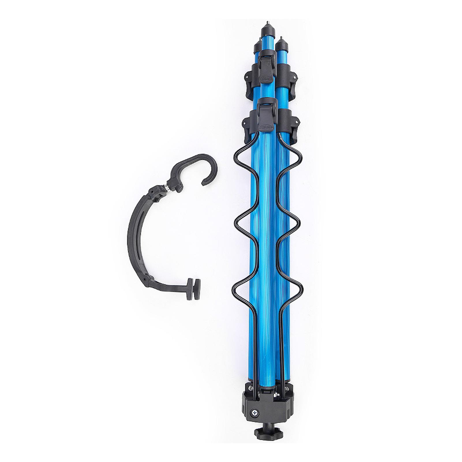 

Portable Fishing Rods Tripod Stand Telescopic Aluminum Alloy Fishing Rod Holder for Sea Beach Shore Extendable Fishing