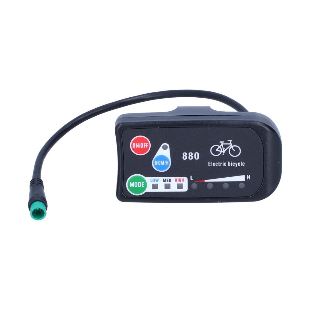PVC E-Bike Display 36V 48V Power Supply E-Bike Display Meter  Electric Modification