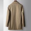 Men's Down Jacket Autumn and Winter Lapel Trench Coat Version Down Take-off Liner Warm Youth Business Thickened Jacket