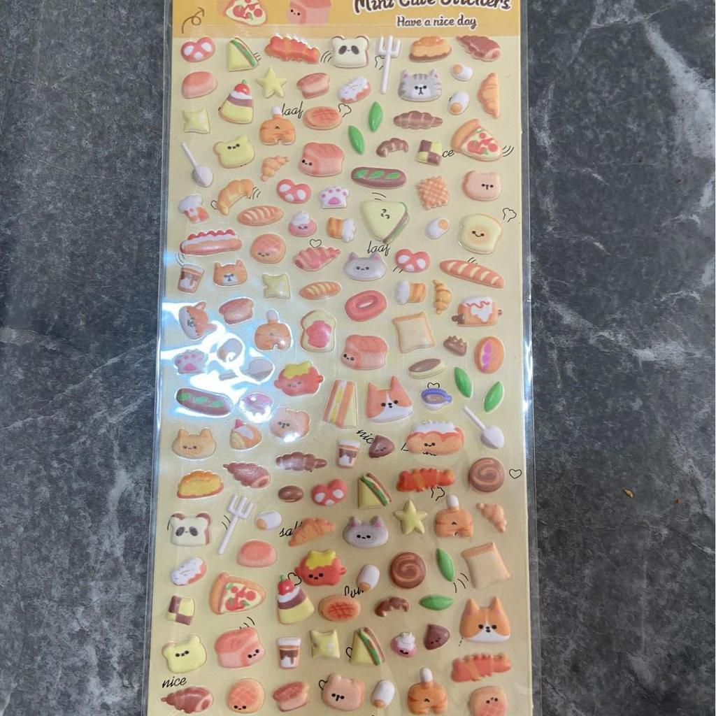 Cute Cartoon Animal Foam Stickers for Phone Cases and Water Cups