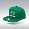 1/2PC Flat Brim Snapback Hat, Breathable, Melting Ice Cream 67 Print, Dopamine Streetwear for Men Women