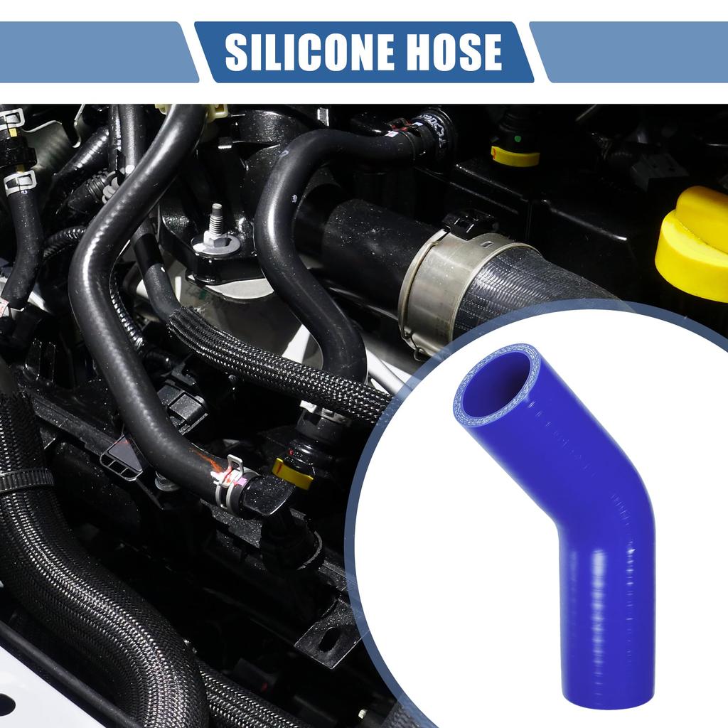 X AUTOHAUX Silicone Hose Silicone Pipe Radiator Hose 1pc Inner Diameter 38mm Length 90mm