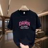 Cross-Border Exclusive Explosive Goods, Good Goods 100% Pure Cotton, Heavy Trendy Brand Short-Sleeved Men'S Casual Fashion Versatile Loose T-Shirt