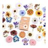 COLORBIRD Pressed Flower Stickers 92 Pieces Flower Stickers Smartphone Case Cute Notebook Stickers Scrapbook Stickers