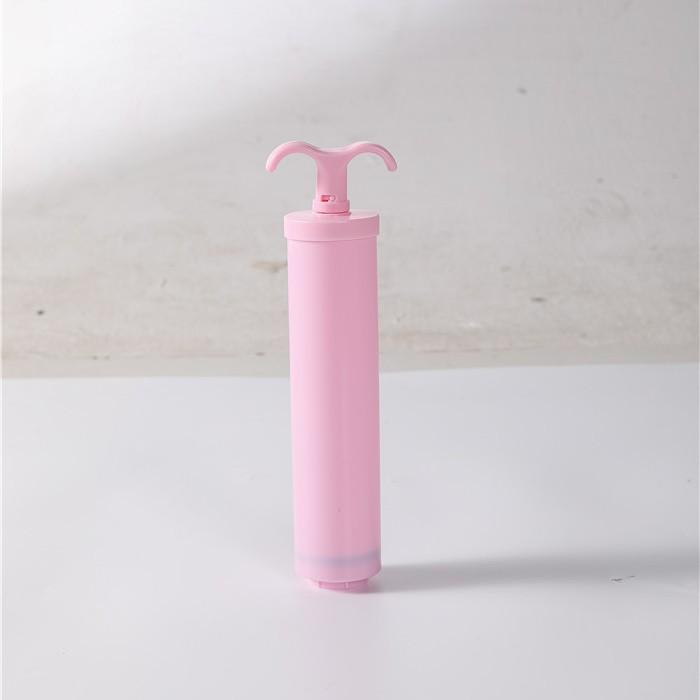 Multi-Color Hand Air Pump for Vacuum Compression Bags - Pink, Blue, White Options