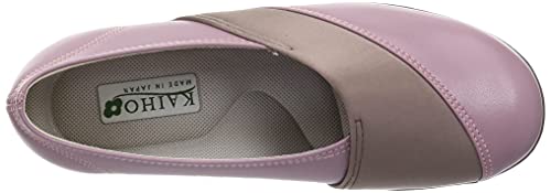 Kaihoshugi KHS-L158 Women's Comfortable Lightweight Flat Shoes, Berry, Size 22.0 cm, 3E