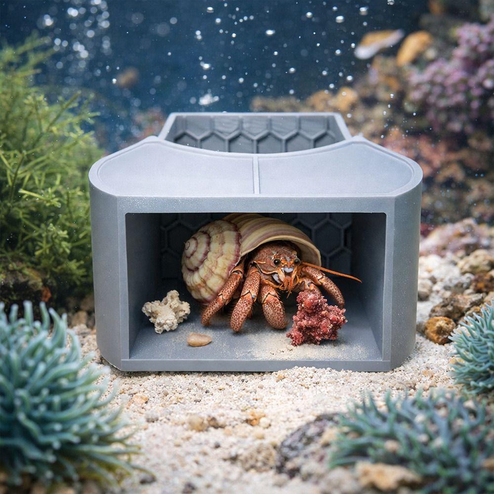 Climbing Ramp Hermit Crab House Textured Ramp Aquarium Fish Cave Fish Shrimp Crab