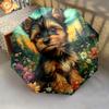 1 PC Automatic Folding Umbrella - Yorkshire Terrier Pattern, Portable & Foldable Design with 8 Ribs, Christmas Birthday Gifts