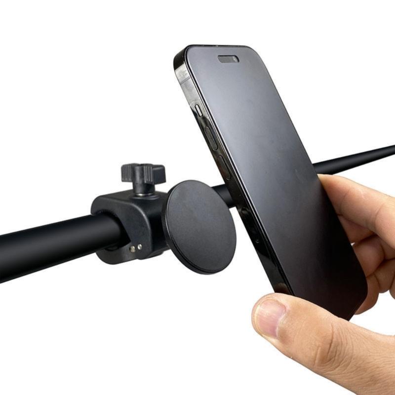 Universelle Magnetische Auto-Handyhalterung Saugfuß Basis Klemme ABS Konstruktion Mehrere Oberflächen für 15-55mm Rohr