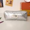 Cartoon Bowknot Pen Bag Students Stationery Pencil Case School Supplies Zipper Design Large Capacity Cosmetics Storage Bag