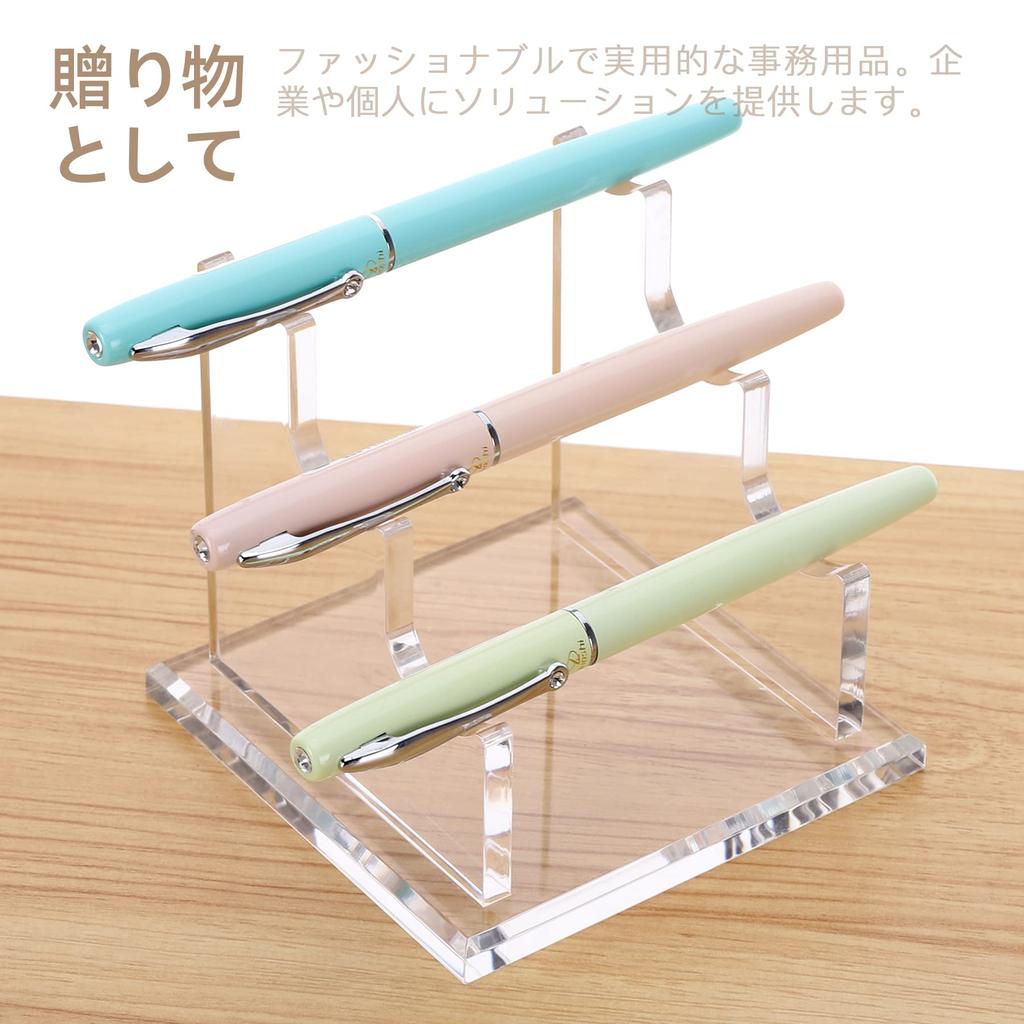 Acryl Schreibtisch Stiftdisplay Stifthalter für 3 Stifte Ständer, Halter,
