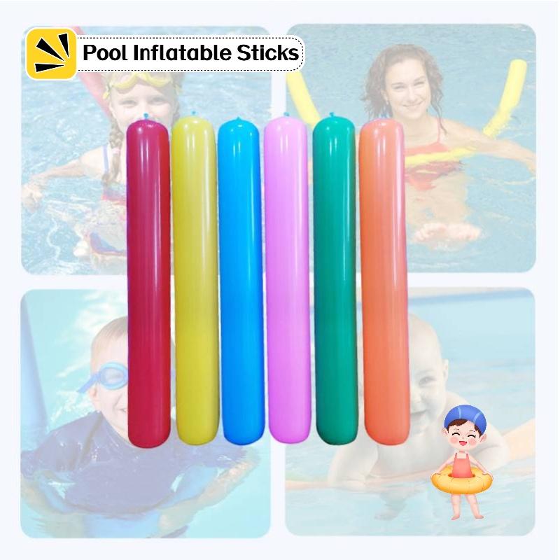 Children's Inflatable Toy Colorful Air Stick For Parent-child Swimming Interaction Pvc Material