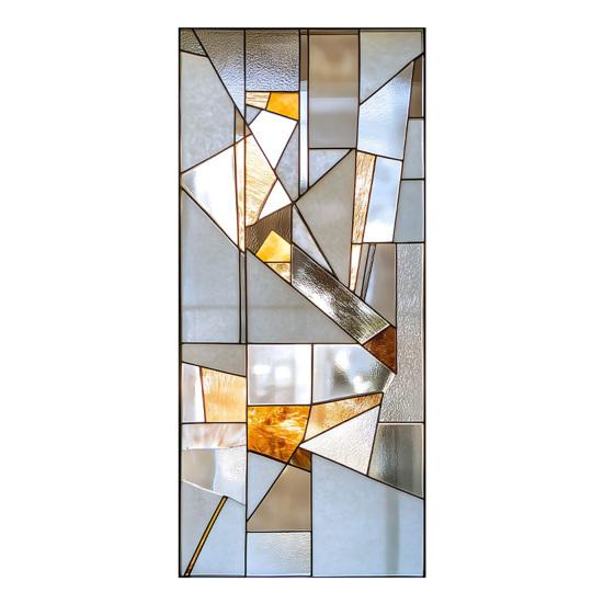 Static Glass Sticker Glue-Free Installation Electrostatic Window Film No Residue Waterproof Sunproof Privacy Film Day & Night Privacy Protection &