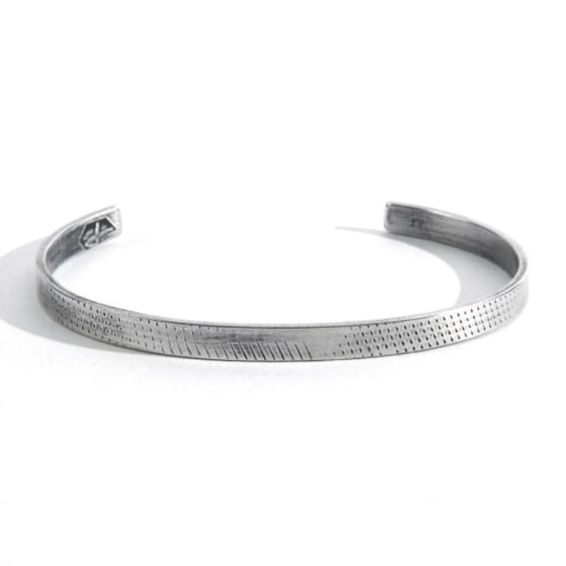 

SEWNSWEN SILVER SCRATCH BANGLE ORDER MADE
