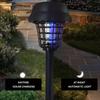 2Pcs 2-in-1 Solar LED Mosquito Killer Lights Waterproof Outdoor Pathway Lawn Lamp Insect Repellent Lighting for Garden Patio Courtyard