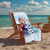 Ultra-Soft Beach Towel with Elsa Theme,Ideal for Pool - Camping, Diving - Perfect Travel Essential, Vibrant Beach Towel.