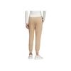 Adidas Logo Comfortable Tapered Sports Nine-Point Casual Pants Women Pants Warm-Sand JL9289