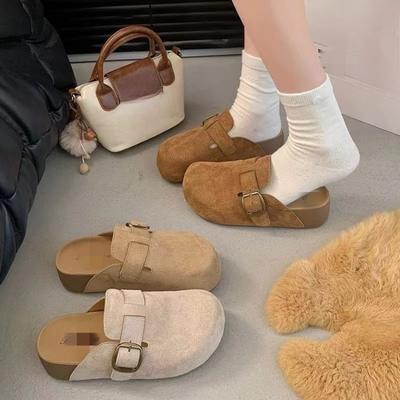 Halbschuh Faulenzer's Neue Dicksohlige Einteiler Slip-on Schuhe für Damen