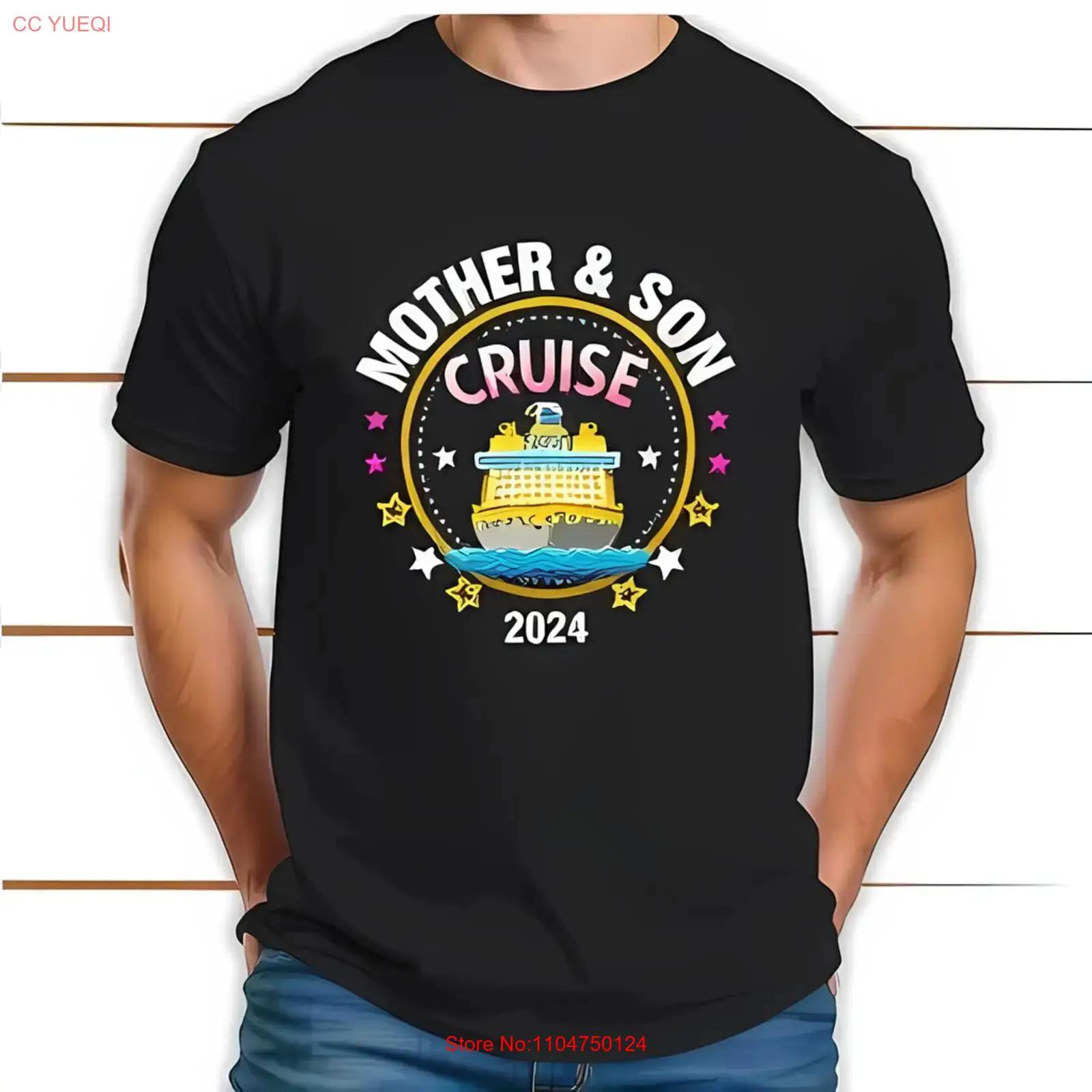 

Vibrant Cotton T Shirt MOTHER SON CRUISE All vintage Washed streetwear graphic Slightly Casual Stylish Comfortable Stretched 5XL різнокольоровий