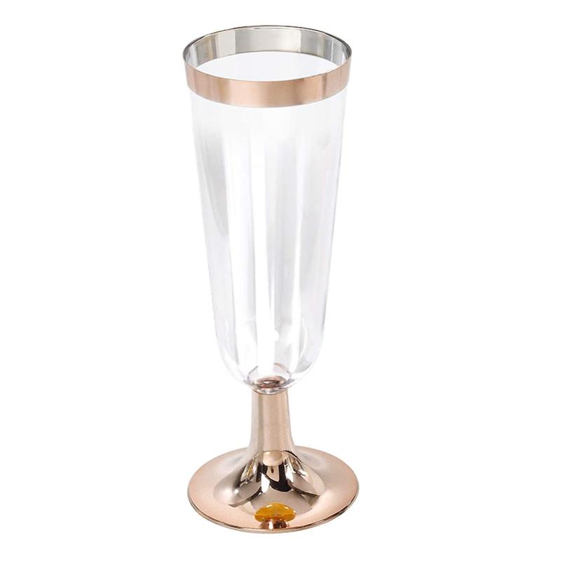 6/12/24/36 PCS Disposable Red Wine Glass Plastic Champagne Flutes Glasses Cocktail Goblet Wedding Party Supplies Bar Drink Cups