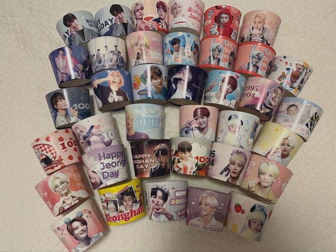 [USED] Seventeen (SEVENTEEN) Jeonghan Cup Holder - 37 pieces