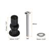 uxcell Toilet Seat Hinge Screw Hinge Bolt Screw Toilet Seat Fixture for Top Mounted Toilet Seat Hinge Toilet Seat Replacement Parts Kit Washer