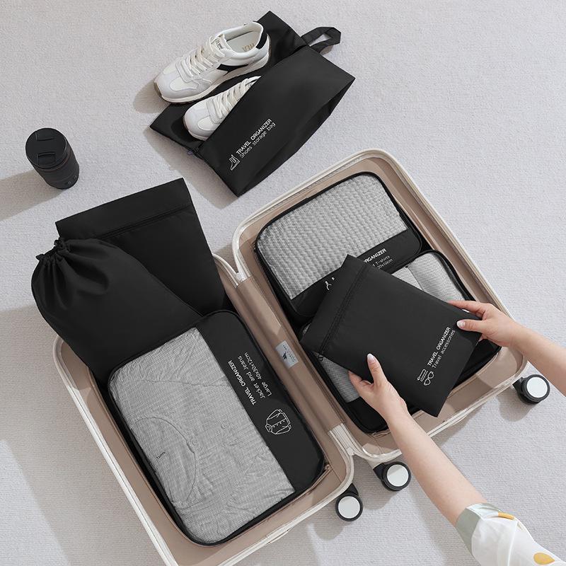 Korean Style Travel Compression Bag Set: Portable 6-Piece Underwear & Clothes Organizer