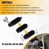 Universal Silicone Rack Pinion Steering Gaiter Pinion Boots+Cable Ties+Clamp Kit For Rack Steering Boot Gaiter And Pinion Boot