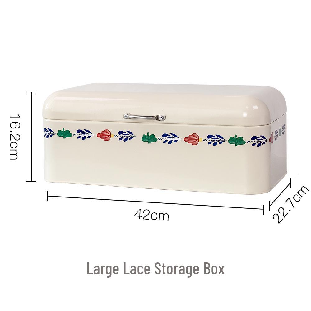 European Desktop Storage Box: Rust-Proof, Sun-Proof Organizer for Bread, Files, Cups, and Dishes