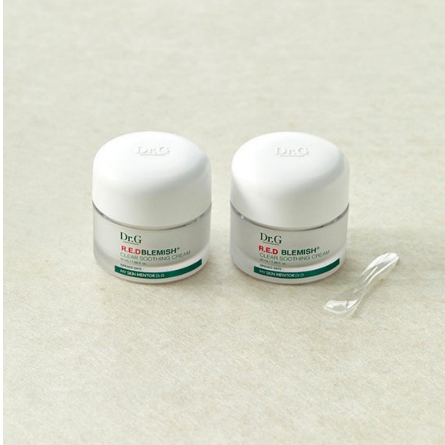 

Dr.G RED Blemish Clear успокаивающий крем 2-го поколения 50 мл подарочный набор Duo
