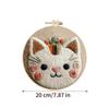 DIY Punch Needle Kits Embroidery beginner Rug Hooking Kit For Adults Beginners Handcraft Punch Needle Kits Cute Animals Decor
