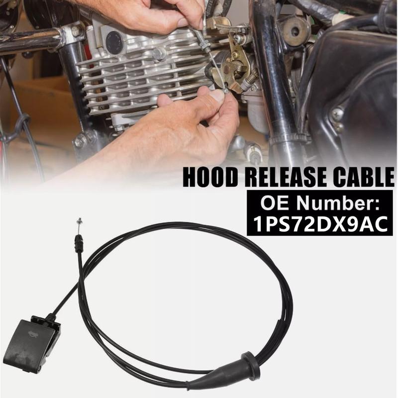 

For Dodge Charger Chrysler 300 2011- OEM 1PS72DX9AC 1PS72DX9AB Hood Latch Lock Release Cable w/ Handle Car Accessories 272cm