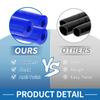 A ABSOPRO High Temperature Silicone Vacuum Tube Hose 3.3ft 5/8" 16mm Inner Diameter 3.5mm