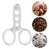 Multi-Function Walnut Pine Sheller Opener Kitchen Clamp Stainless Steel Nutcracker