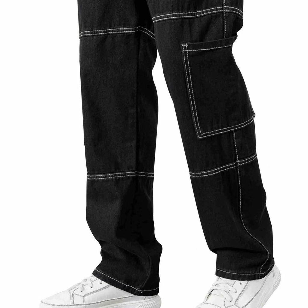 Men's Jeans Straight Cargo Jeans