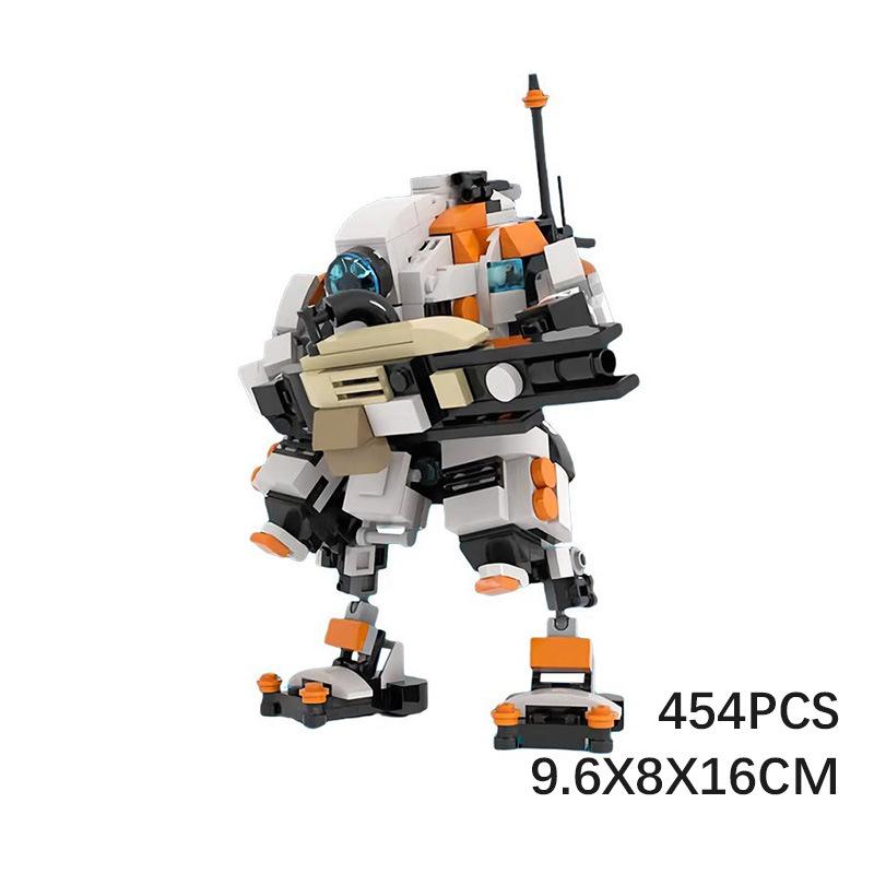 M Building Block Is Compatible With Lego, Powerful Mecha, Assembly Model Ornament Robot, Toy Building Block Children