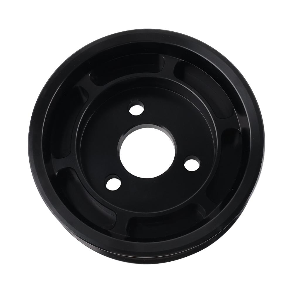 Black Power Steering Aluminium Pulley 32427553955 For BMW E82 E88 135i E90 E91 E92 E93 335i 335xi N54 Belts Pulleys Engine Parts