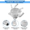 Engine Oil Cooler Compatible for Honda Civic 2006-2011, Durable Aluminum Alloy Silver Tone Transmission Oil Cooler