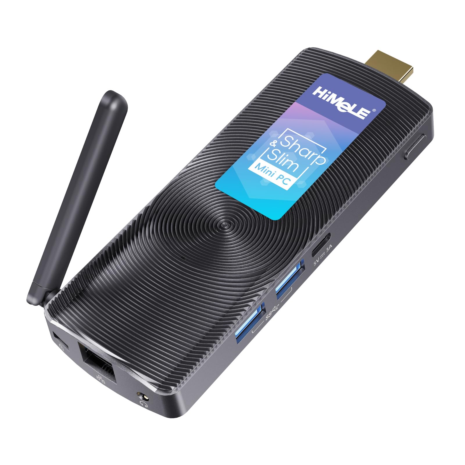 

HiMeLE PCG02 Безвентиляторний міні-ПК Stick N4000 Портативний міні-настільний комп’ютер Підтримка HDMI 4K Dual Band Industrial Gigabit Ethernet 4GB/128GB 60Hz, BT4.2,
