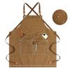 Customizable Canvas Apron for Gardening, Electricians, Carpenters, Barbers, and Coffee Shop Workwear