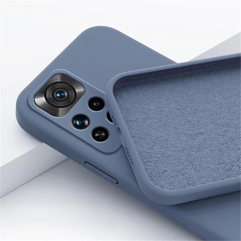 Phone Case For Xiaomi Redmi Note 12 12S 4G 5G Luxury Original Liquid Silicone Soft Back Cover For Xiaomi Poco X5 Pro 5G Shockproof Bumper Cases