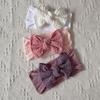 New Children's Soft Nylon Hair Accessories, Baby Candy-colored Bow Wide Headscarf, Baby Headband.