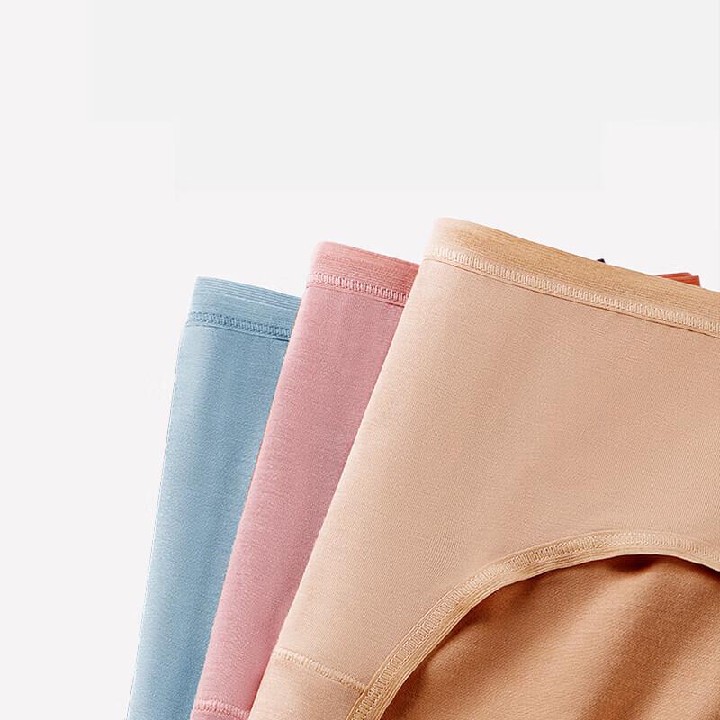 Cmierf Women's Modal Graphene Mid-Waist Underwear 3-Pack