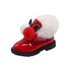 Girl Snow Boots Elegant Fluffy Children's Winter Boots for Princess Warm Versatile Kids Fashion Ankle Cotton Boots Causal Cute