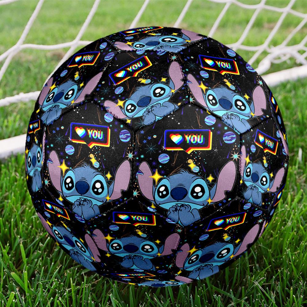 1PC Cartoon Sti-tch Size 5 Soccer Balls, High-Quality, Anti-Slip, Protective Football, a Unique Gift Suitable for Birthdays, Christmas