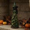 Cadouri Tematice Vrăjitoare Sezoniere Figurină de Toamnă, Statuie de Halloween, Decor de Masă de Toamnă, Decorare Raft Statuete Colecționabile pentru Șemineu