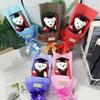 Animal Graduation Bear Bouquet Simulated Stuffed Simulated Bear Plush Toy Bouquet  Room Decoration